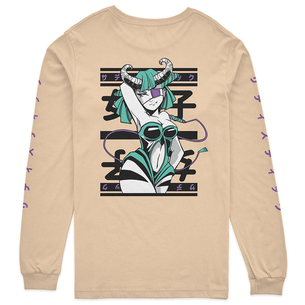 Sexy Demon Long Sleeve T-Shirt | Yūjin Japanese Anime Streetwear