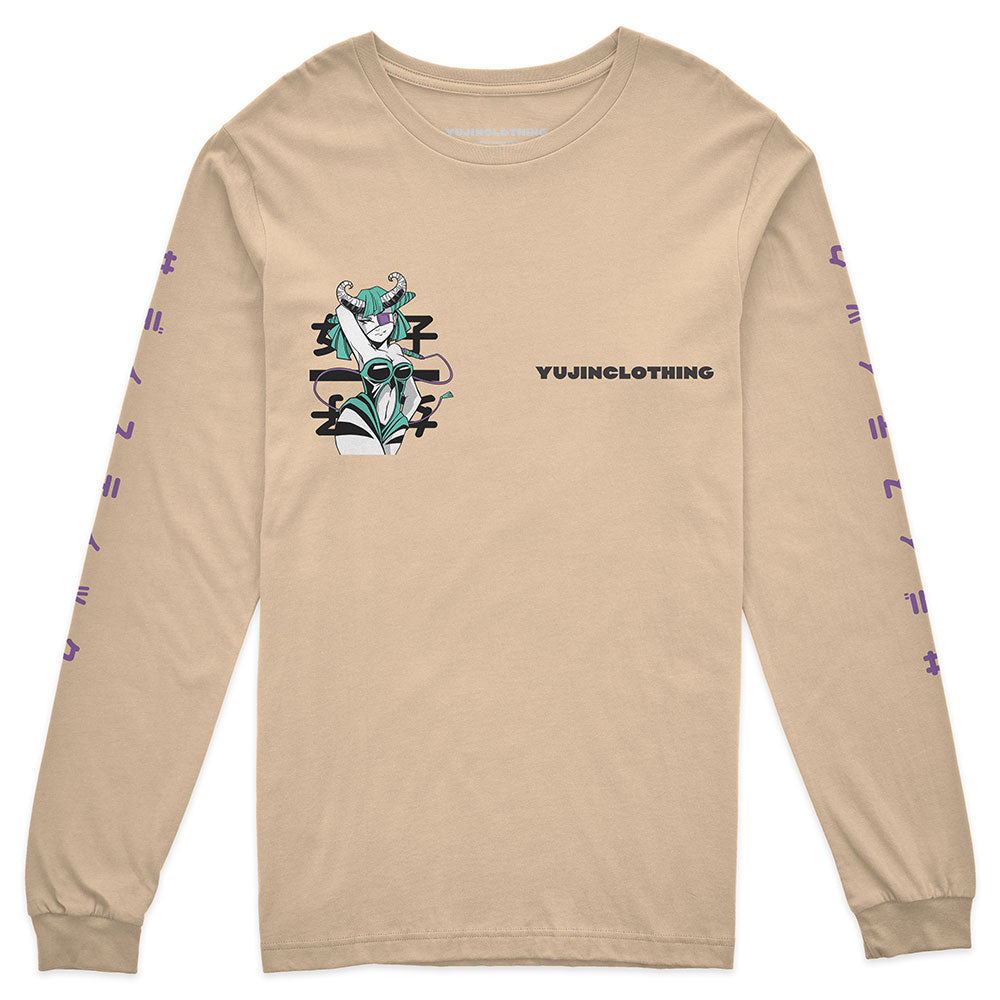 Sexy Demon Long Sleeve T-Shirt | Yūjin Japanese Anime Streetwear