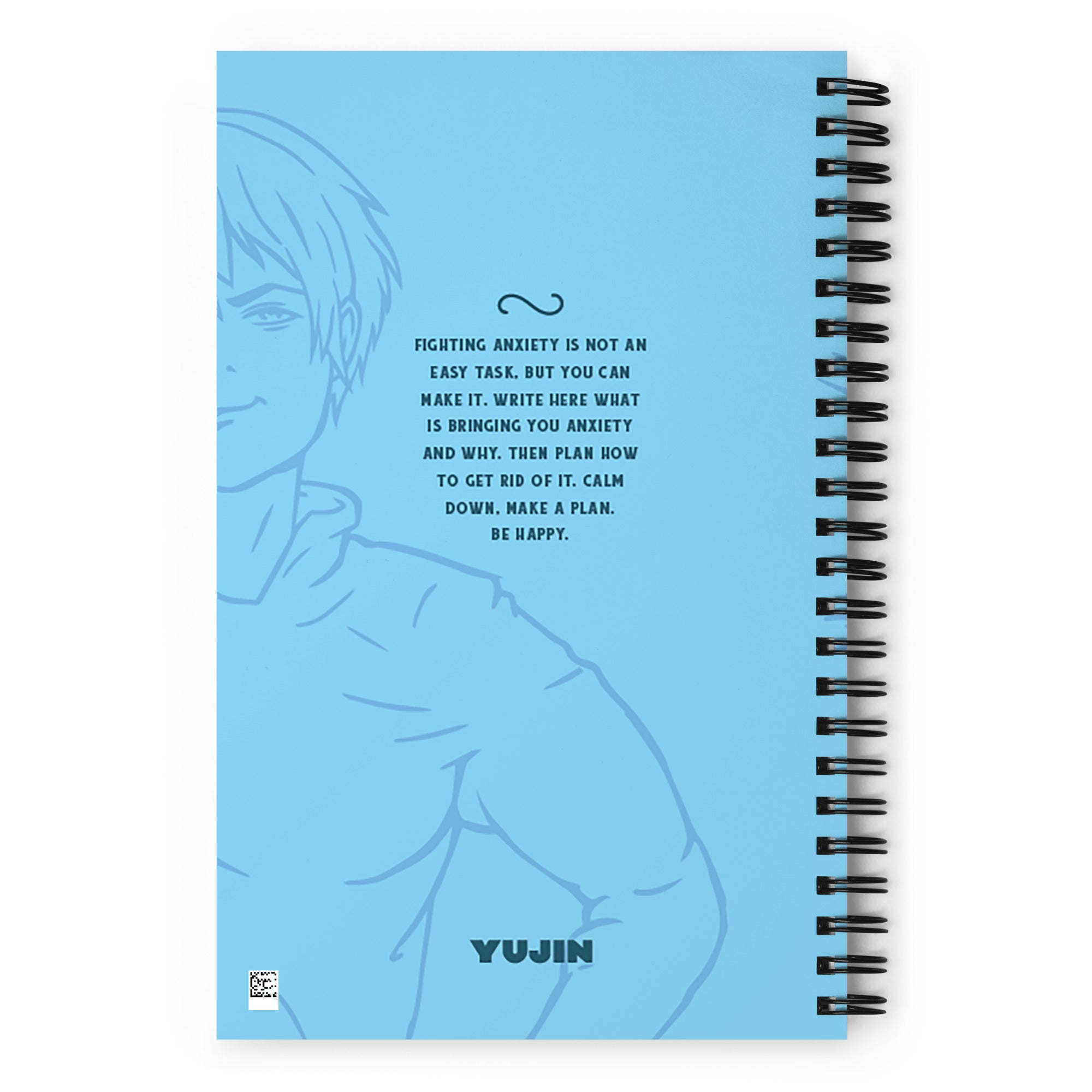 Fight Anxiety Notebook | Yūjin Japanese Anime Streetwear Clothing