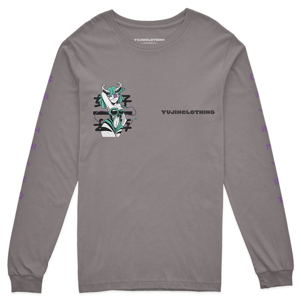 Sexy Demon Long Sleeve T-Shirt | Yūjin Japanese Anime Streetwear