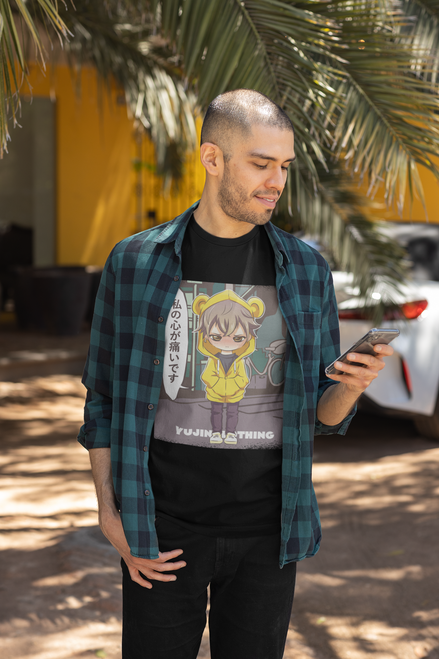Rough Day T-Shirt | Yūjin Japanese Anime Streetwear Clothing
