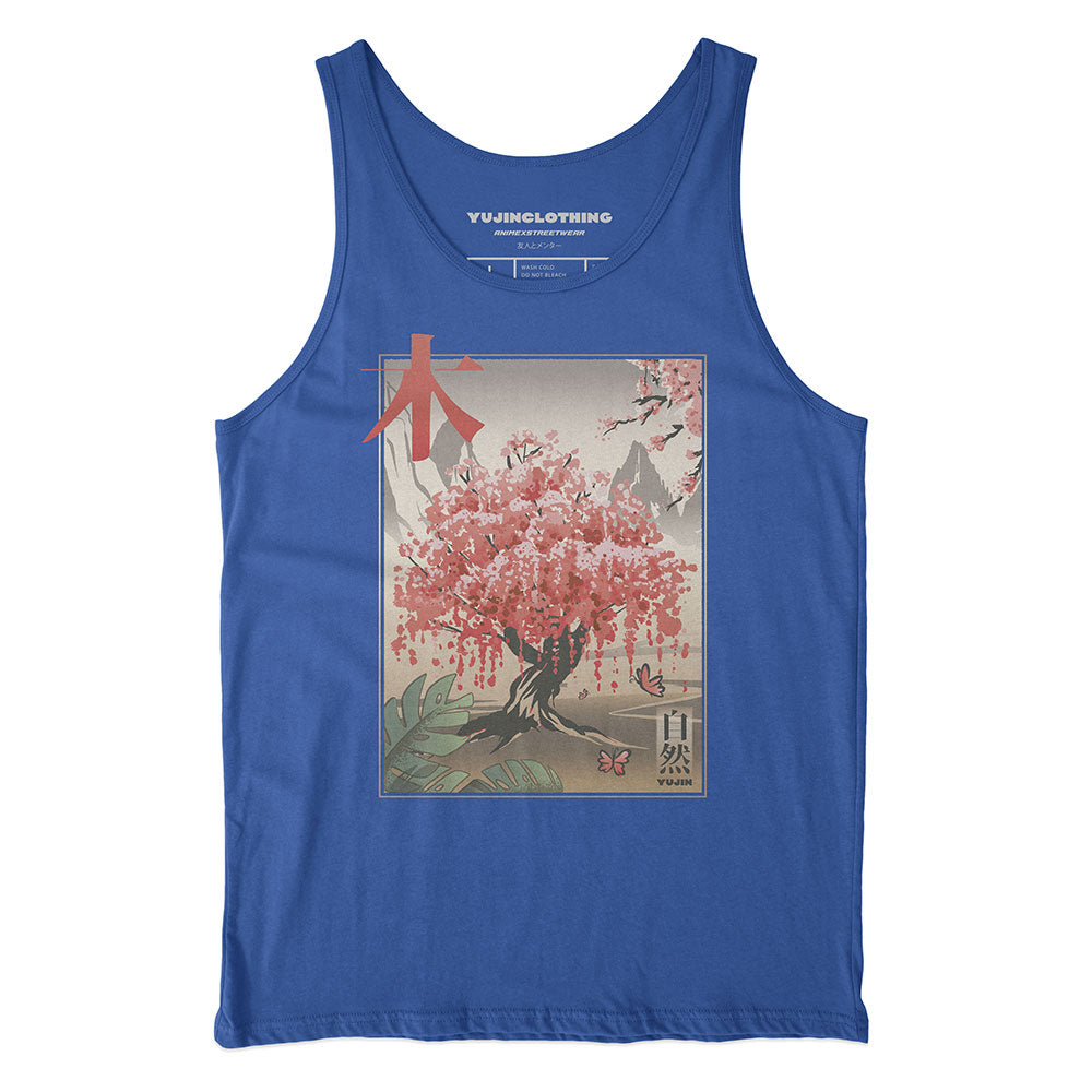 Japanese Tree Tank Top | Yūjin Japanese Anime Streetwear Clothing