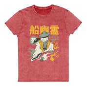 Yūrei Ghost Denim T-Shirt | Yūjin Japanese Anime Streetwear Clothing