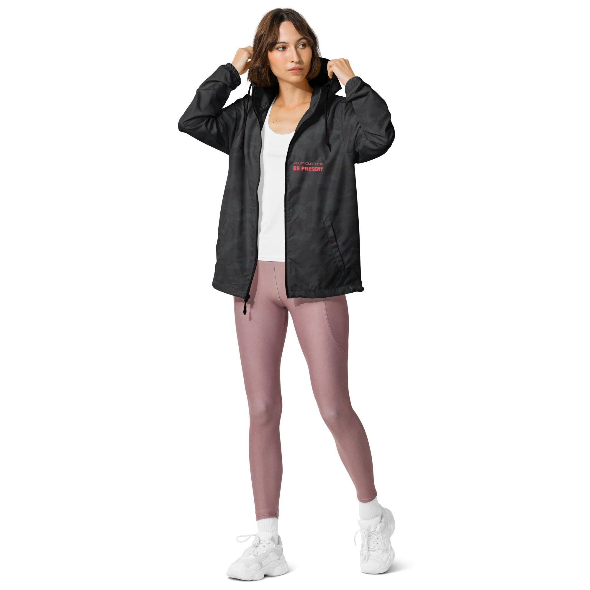 Be Present Windbreaker | Yūjin Japanese Anime Streetwear Clothing
