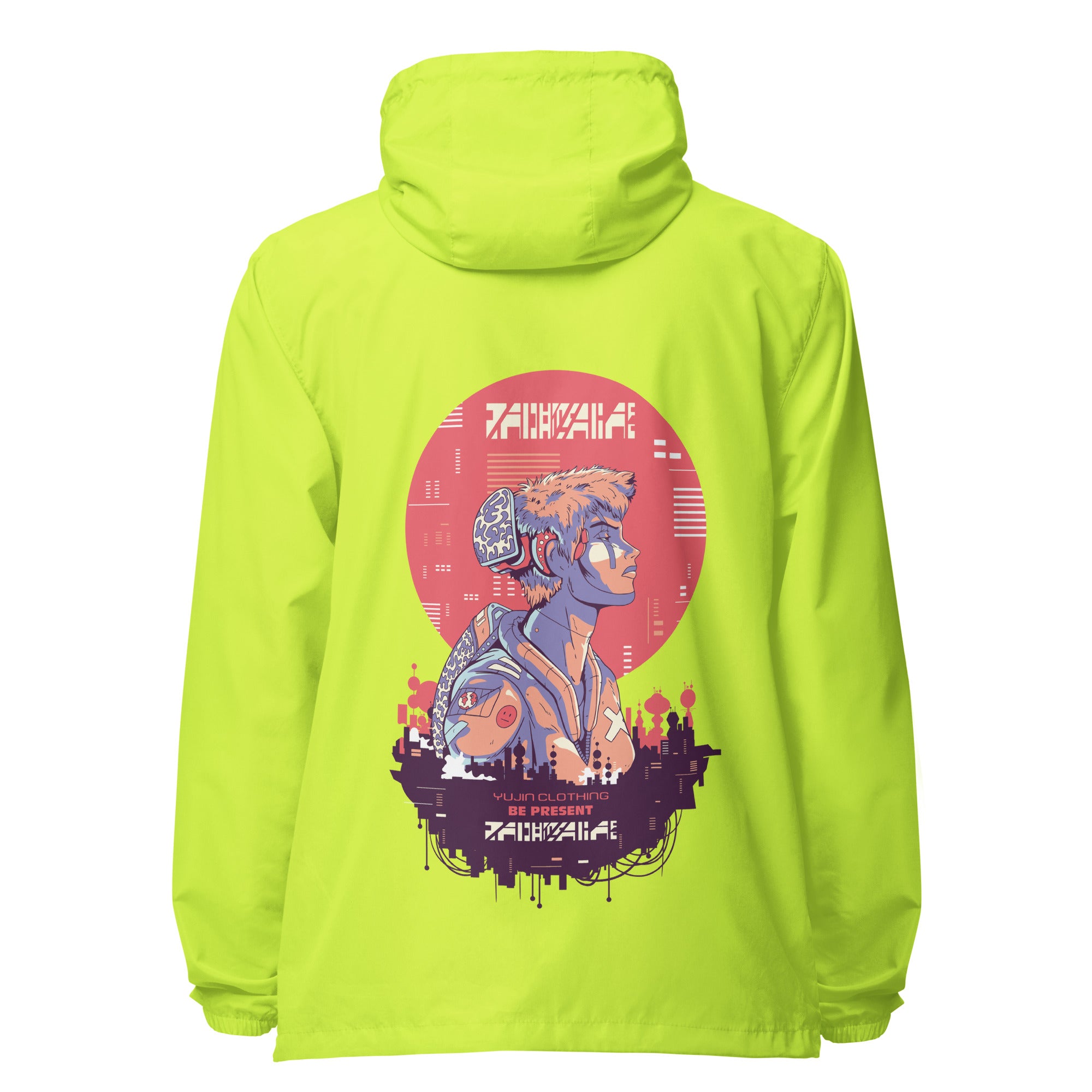 Be Present Windbreaker | Yūjin Japanese Anime Streetwear Clothing