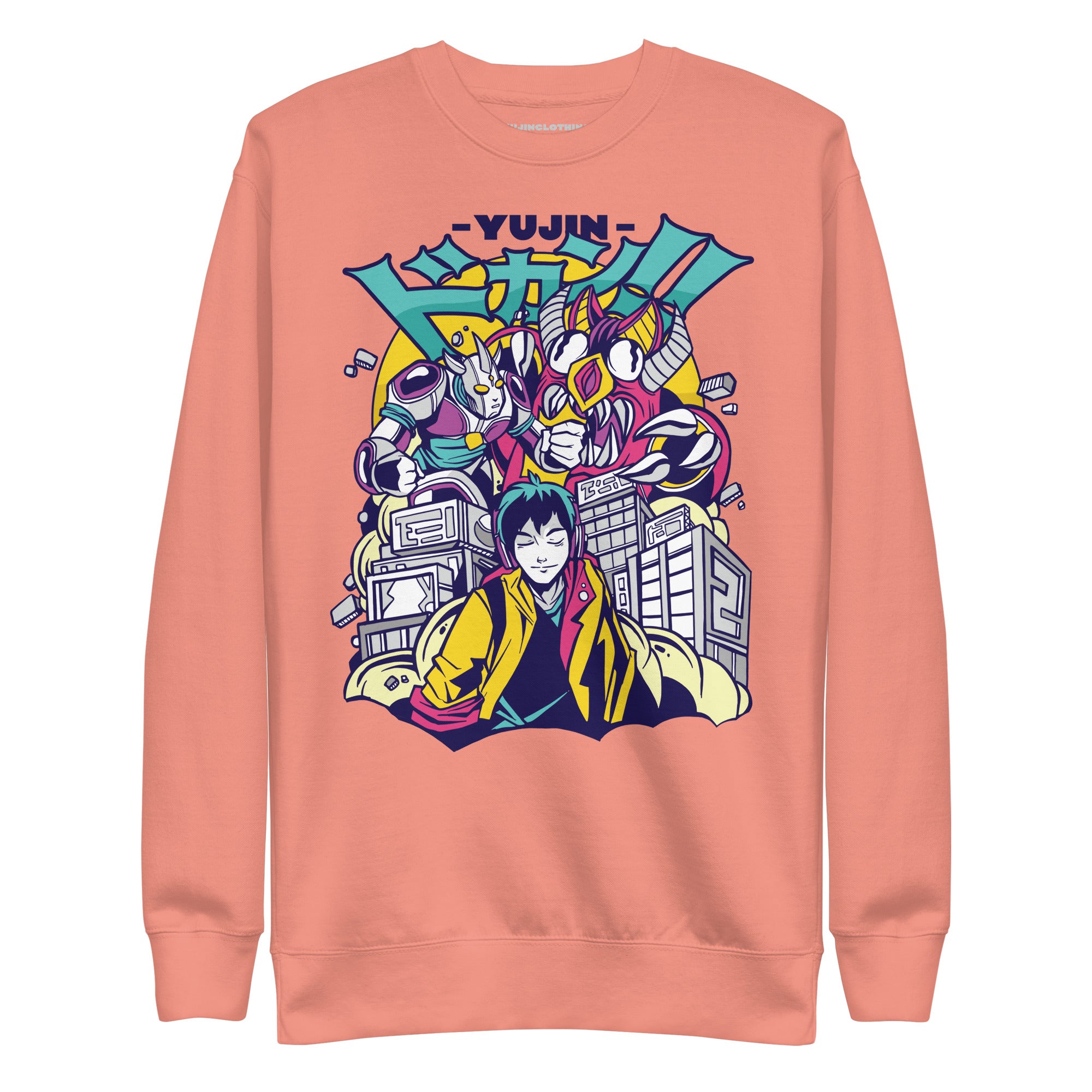 City Life Premium Sweatshirt | Yūjin Japanese Anime Streetwear Clothing