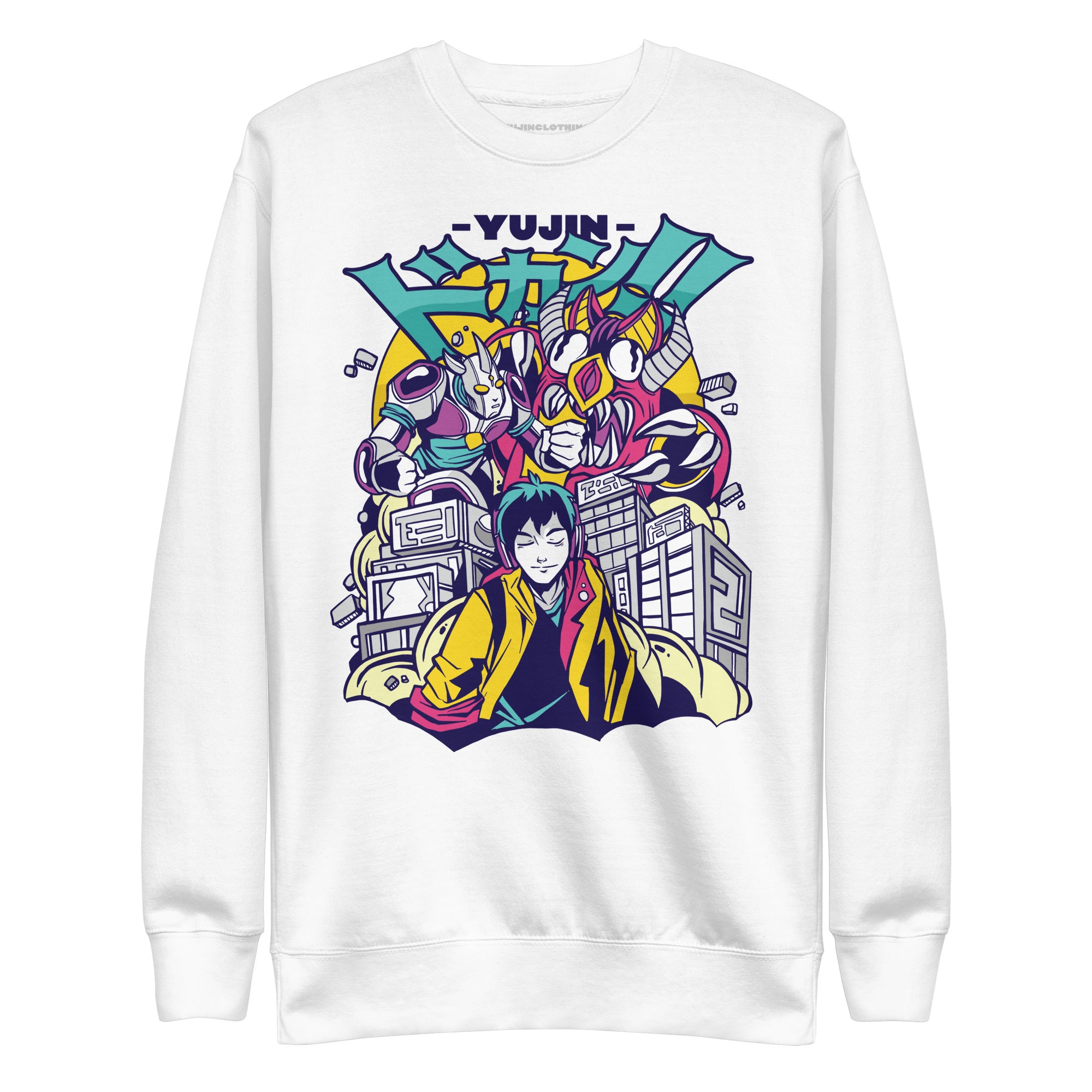 City Life Premium Sweatshirt | Yūjin Japanese Anime Streetwear Clothing