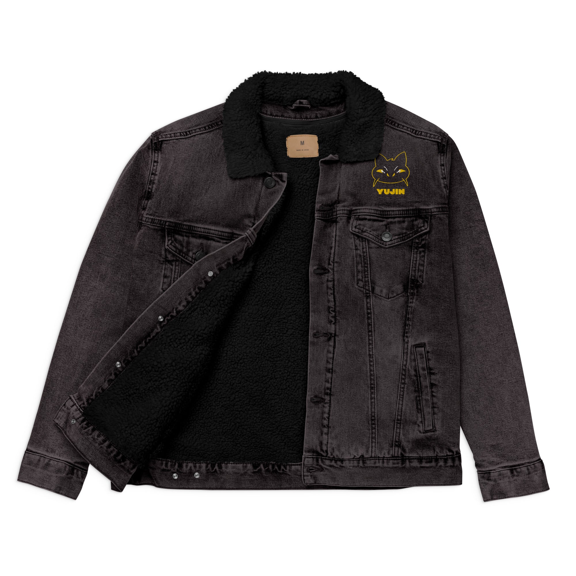 Mad Cat Sherpa Jacket | Yūjin Japanese Anime Streetwear Clothing