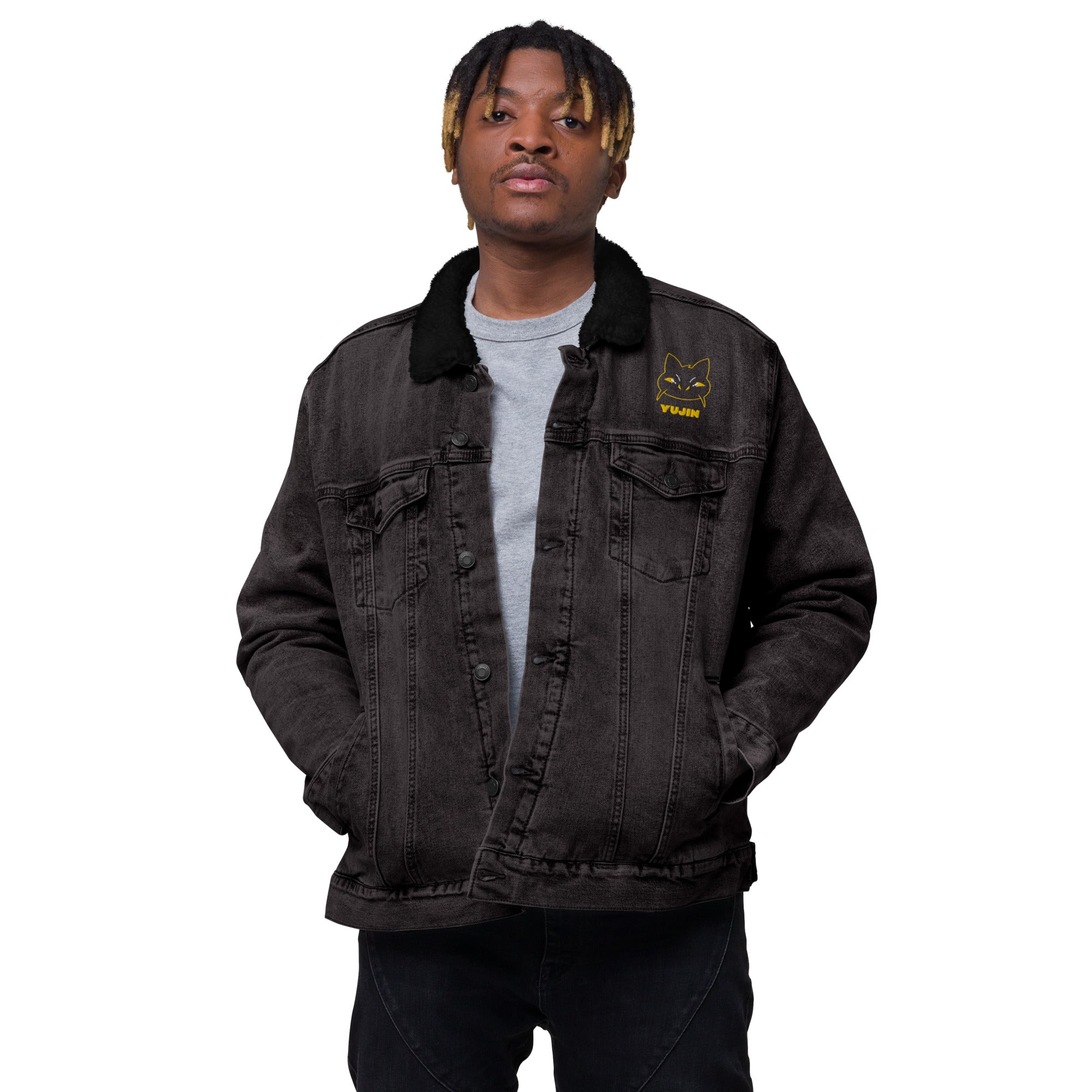 Mad Cat Sherpa Jacket | Yūjin Japanese Anime Streetwear Clothing