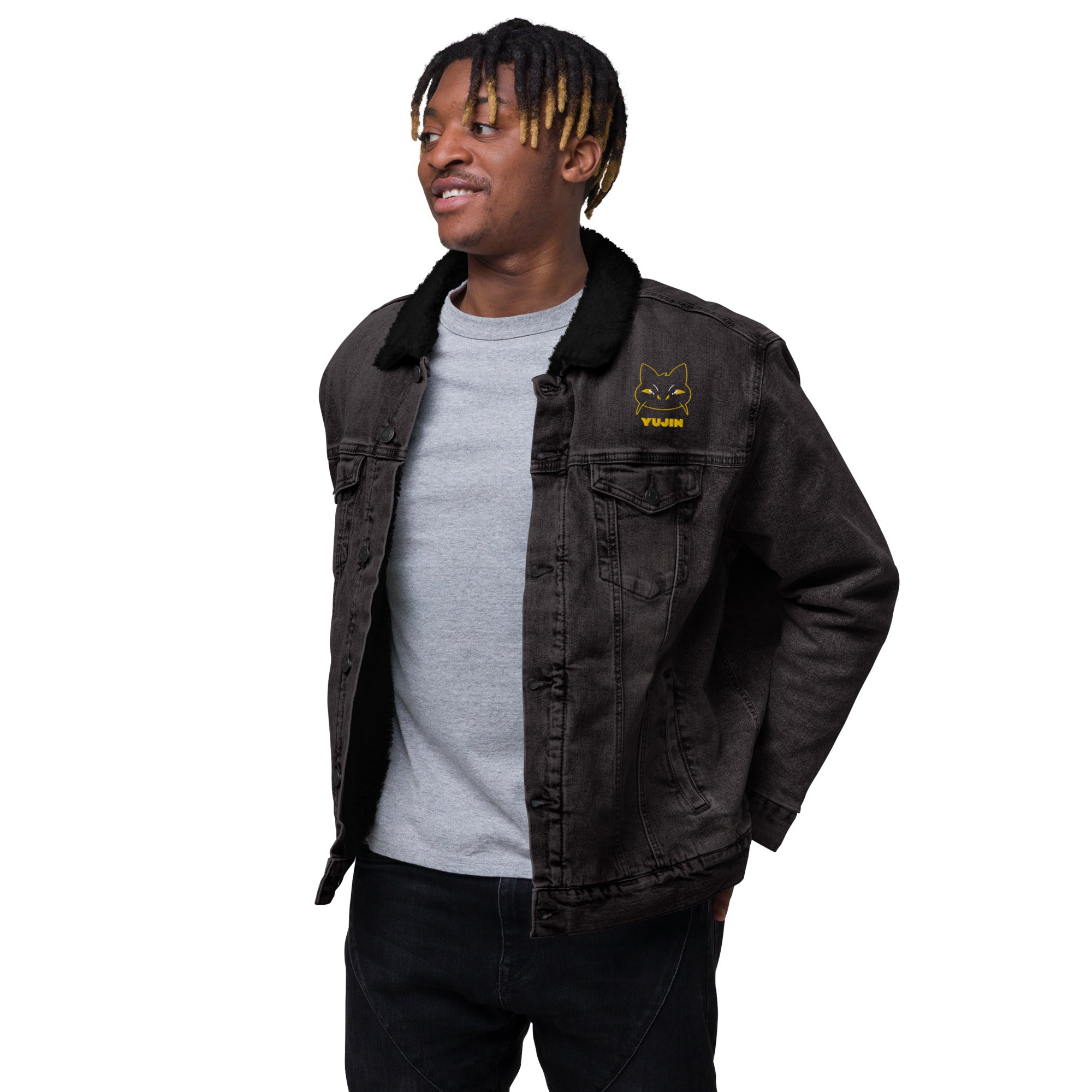 Mad Cat Sherpa Jacket | Yūjin Japanese Anime Streetwear Clothing