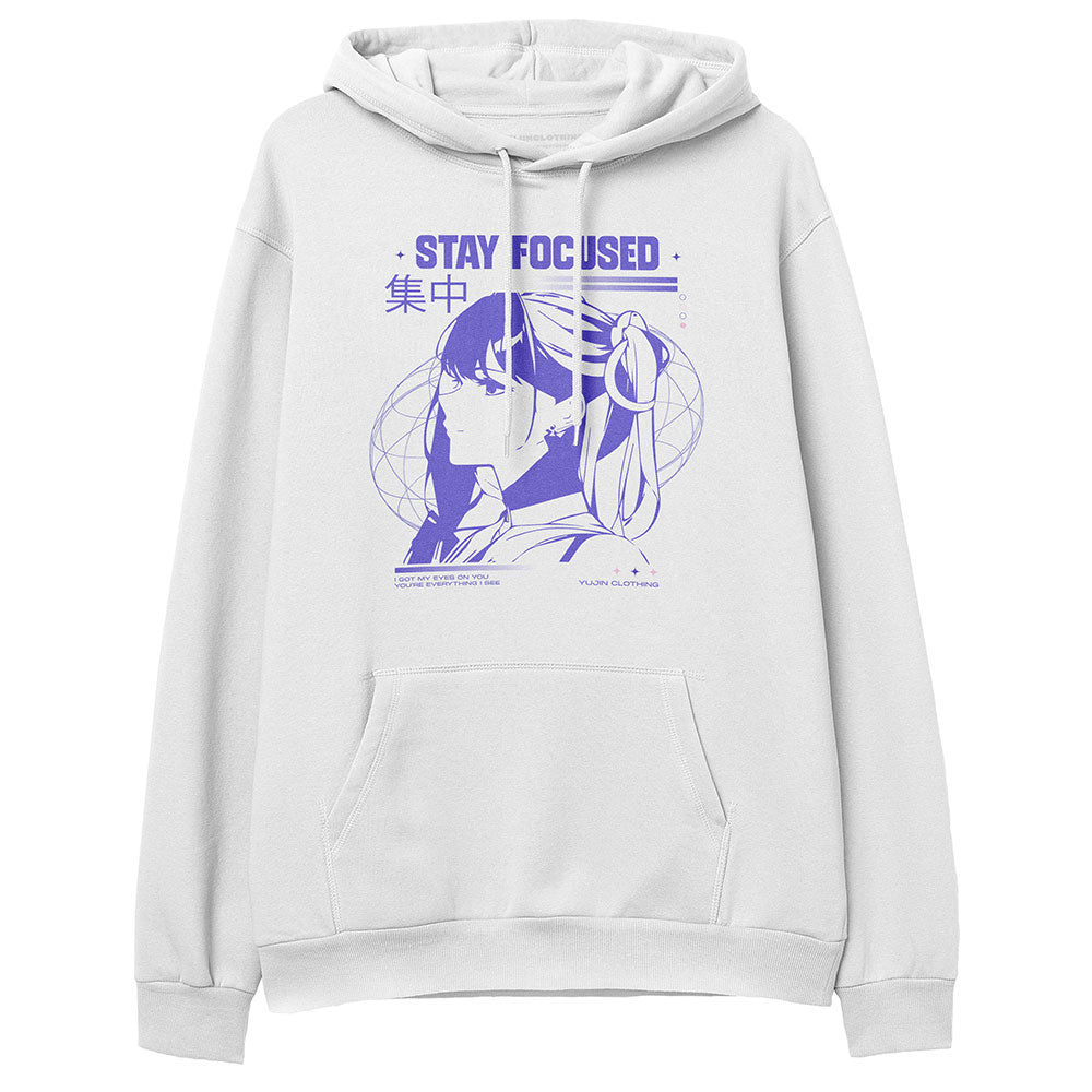Stay Focused Hoodie | Yūjin Japanese Anime Streetwear Clothing