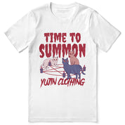 Time To Summon Cat T-Shirt | Yūjin Japanese Anime Streetwear Clothing