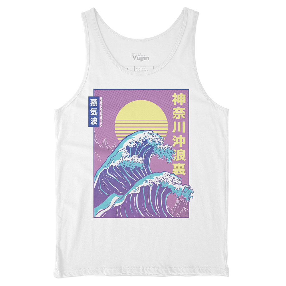Big Wave Tank Top | Yūjin Japanese Anime Streetwear Clothing