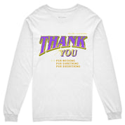 Thank You Long Sleeve T-Shirt | Yūjin Japanese Anime Streetwear