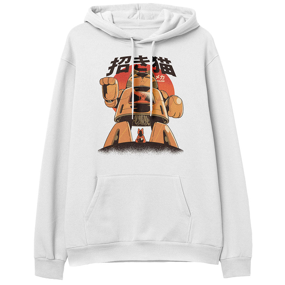 Mecha Cat Premium Hoodie | Yūjin Japanese Anime Streetwear Clothing