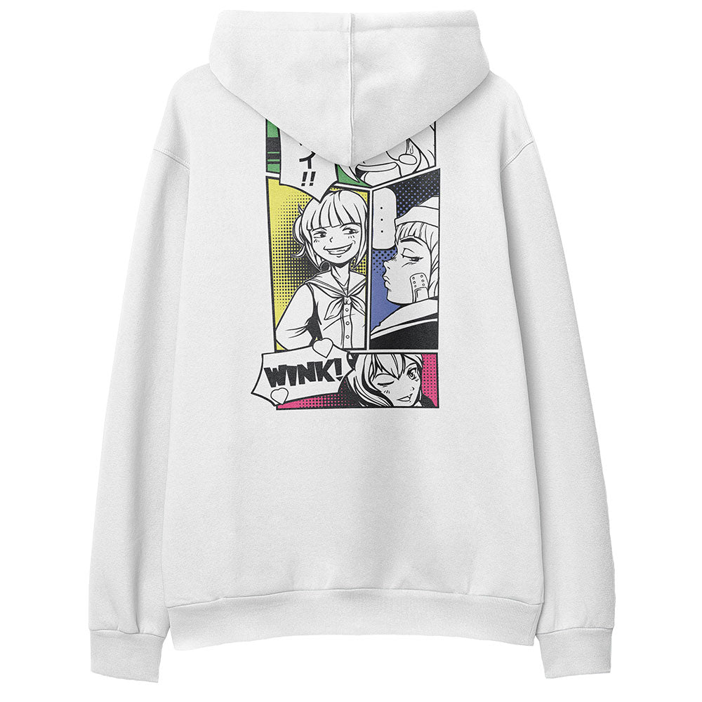 Wink! Hoodie | Yūjin Japanese Anime Streetwear Clothing