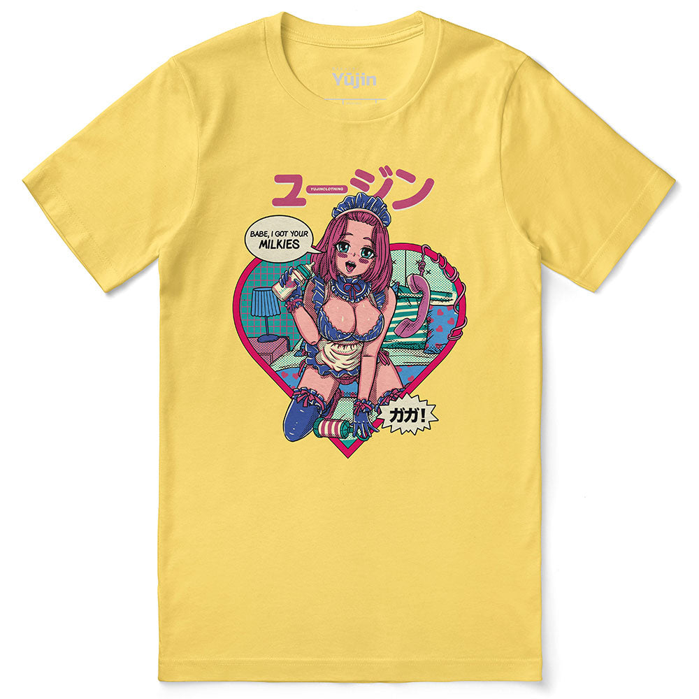 Got Your Milkies T-Shirt | Yūjin Japanese Anime Streetwear Clothing