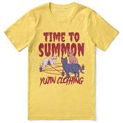 Time To Summon Cat T-Shirt | Yūjin Japanese Anime Streetwear Clothing