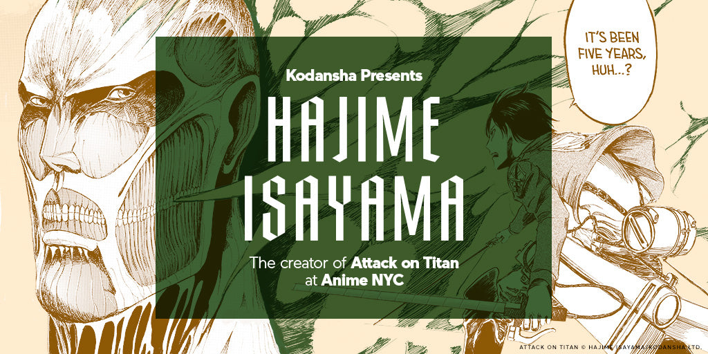 Attack on Titan Creator Hajime Isayama to Make His First US Appearance at Anime NYC