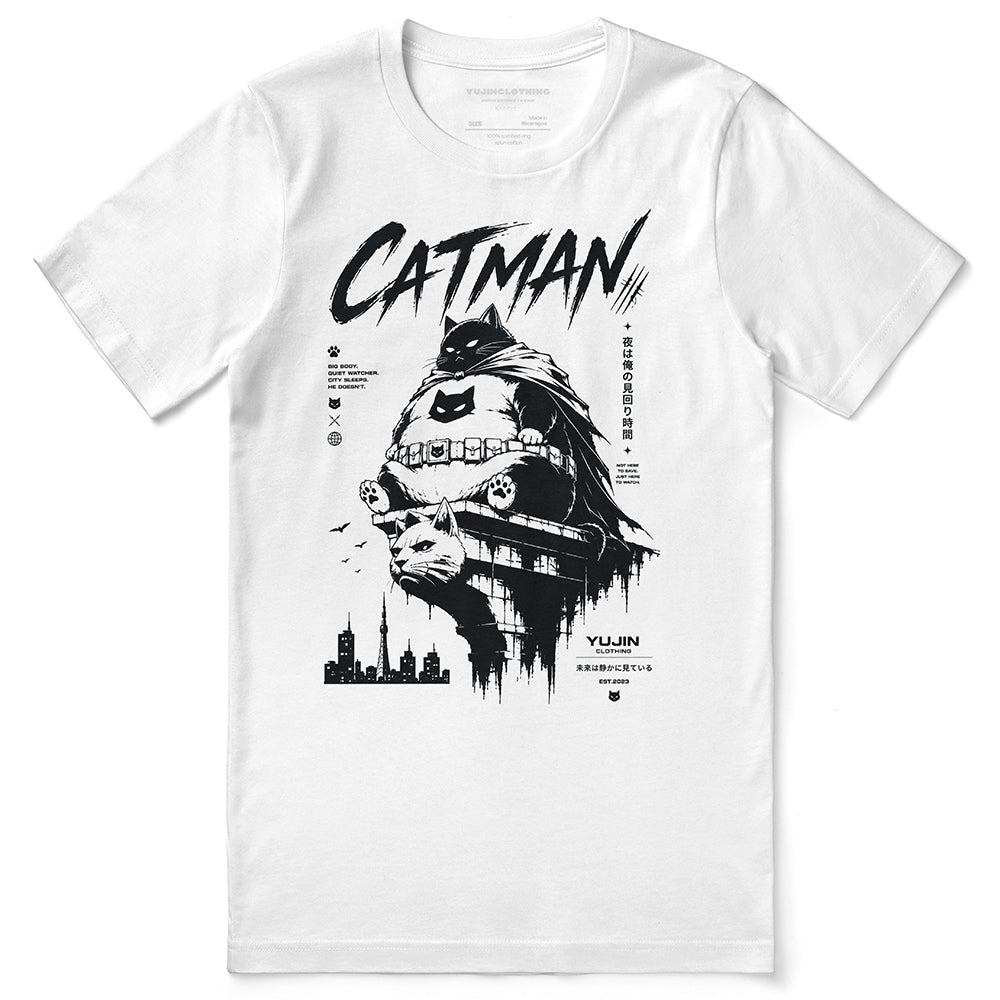 Catman Night Watch Cat T-Shirt