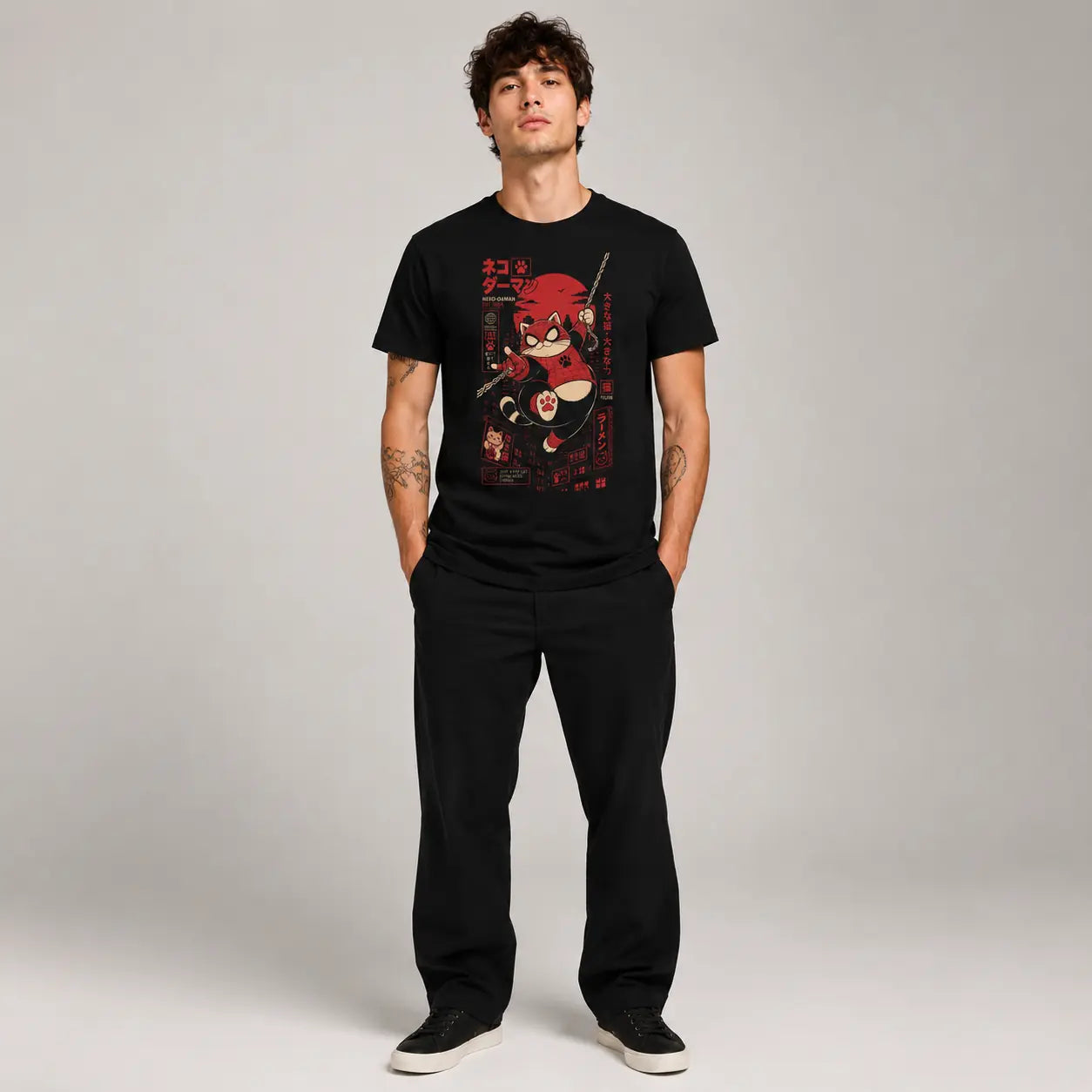 Nekoman Cat T-Shirt