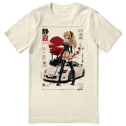 Self Control Car T-Shirt - Natural flat lay