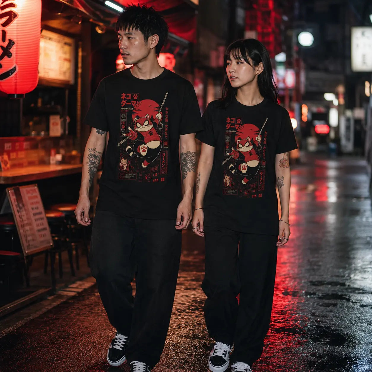Nekoman Cat T-Shirt