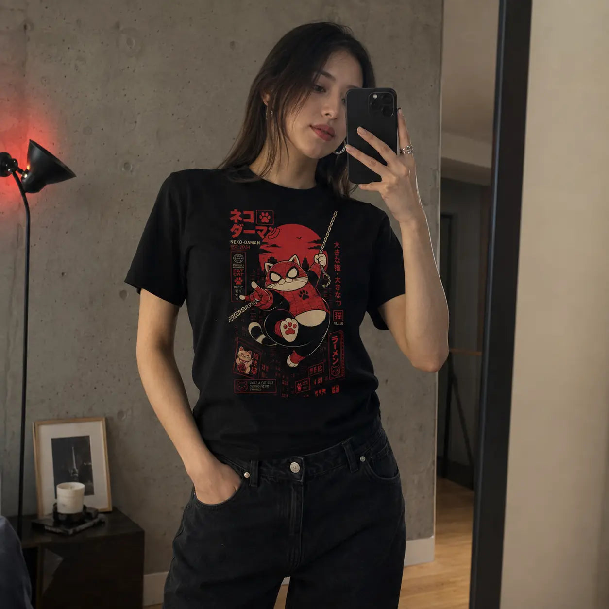 Nekoman Cat T-Shirt