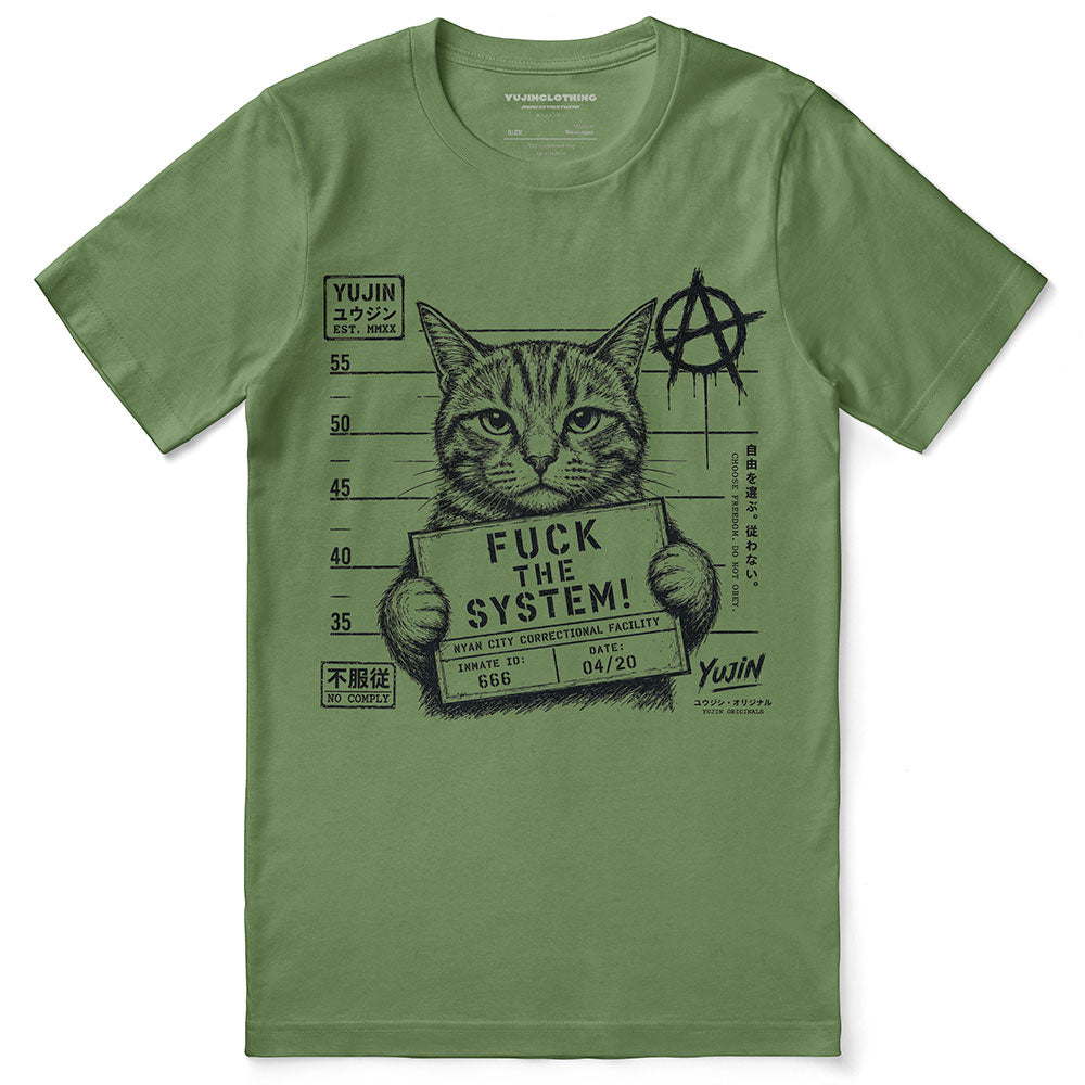 The System Cat T-Shirt