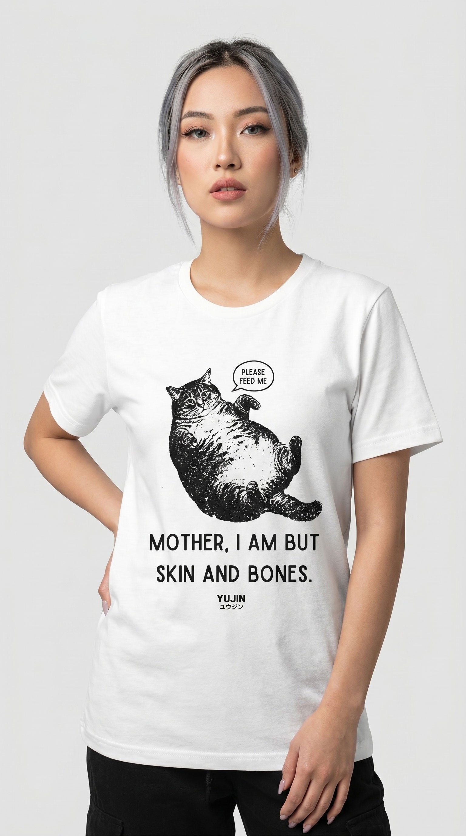 Please Feed Me Cat T-Shirt