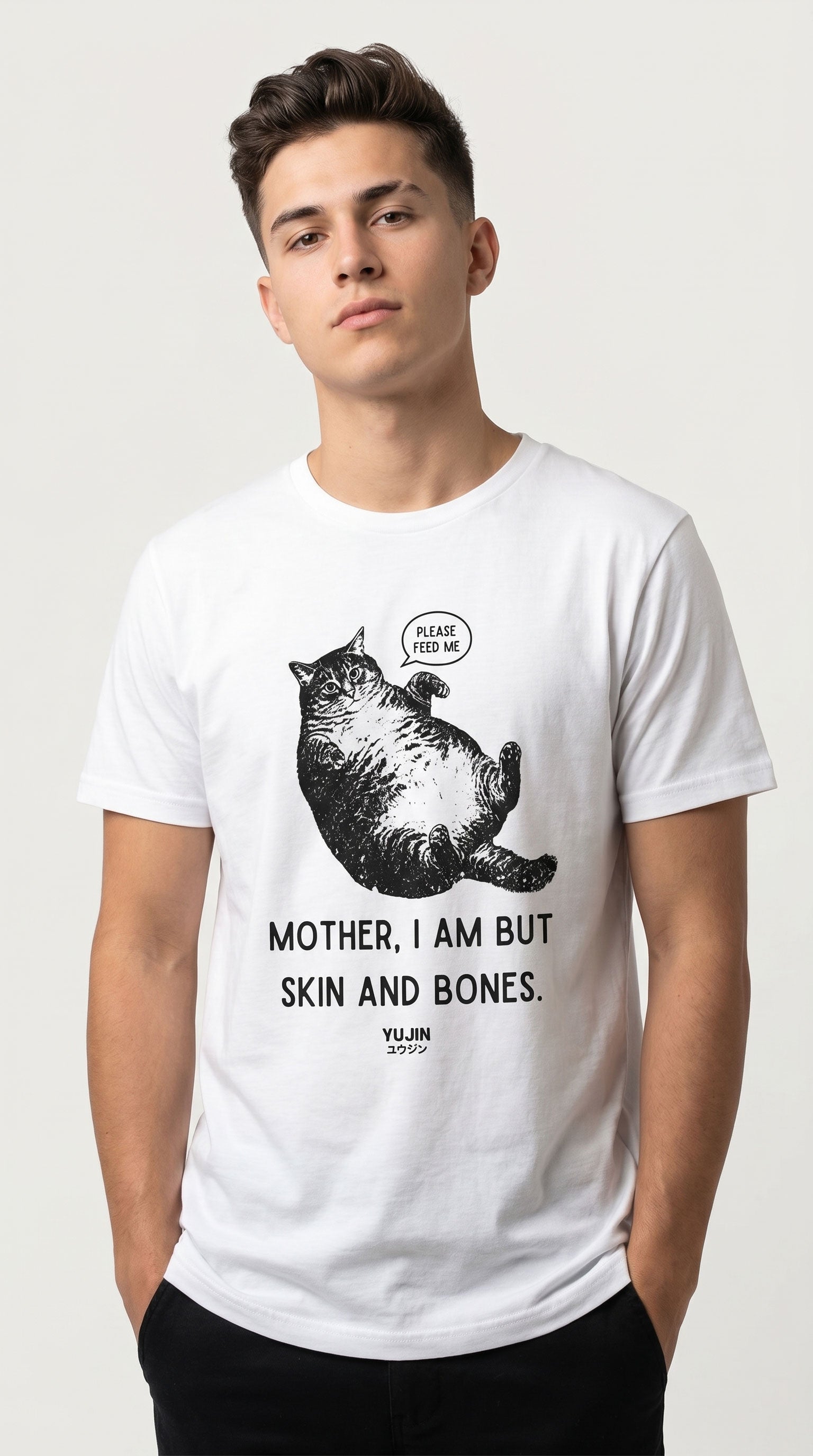Please Feed Me Cat T-Shirt