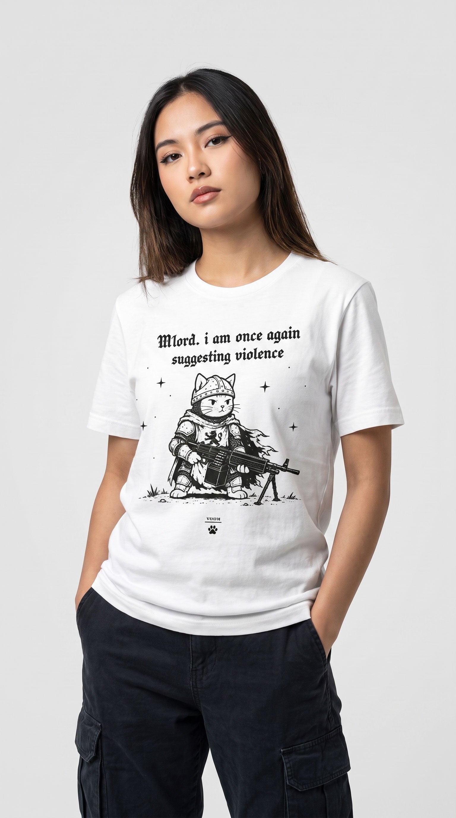 Suggesting Violence Cat T-Shirt
