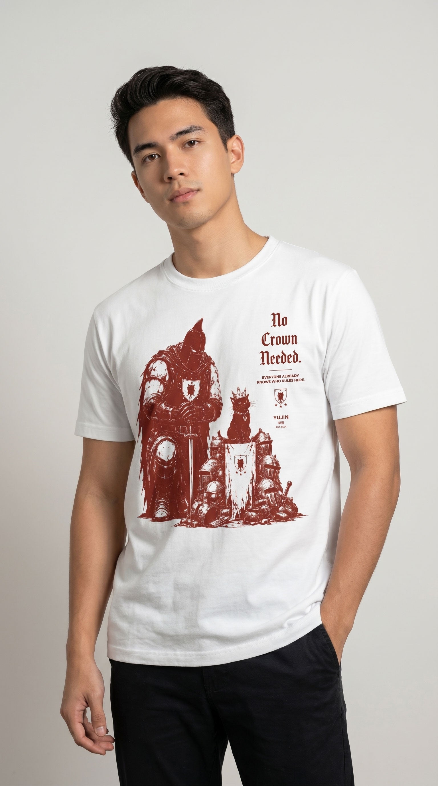 No Crown Needed Cat T-Shirt