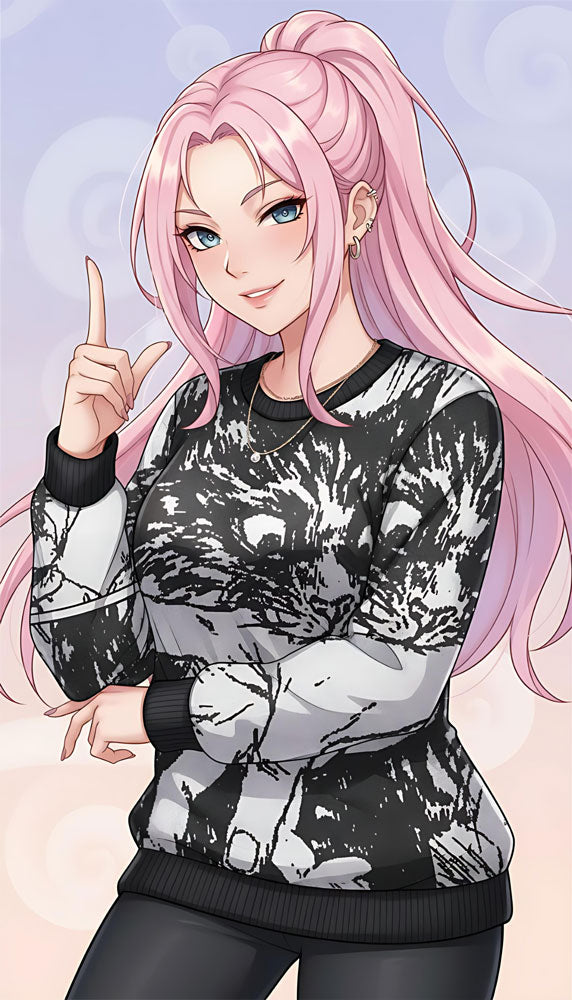 Sudden Attack Knitted Sweatshirt