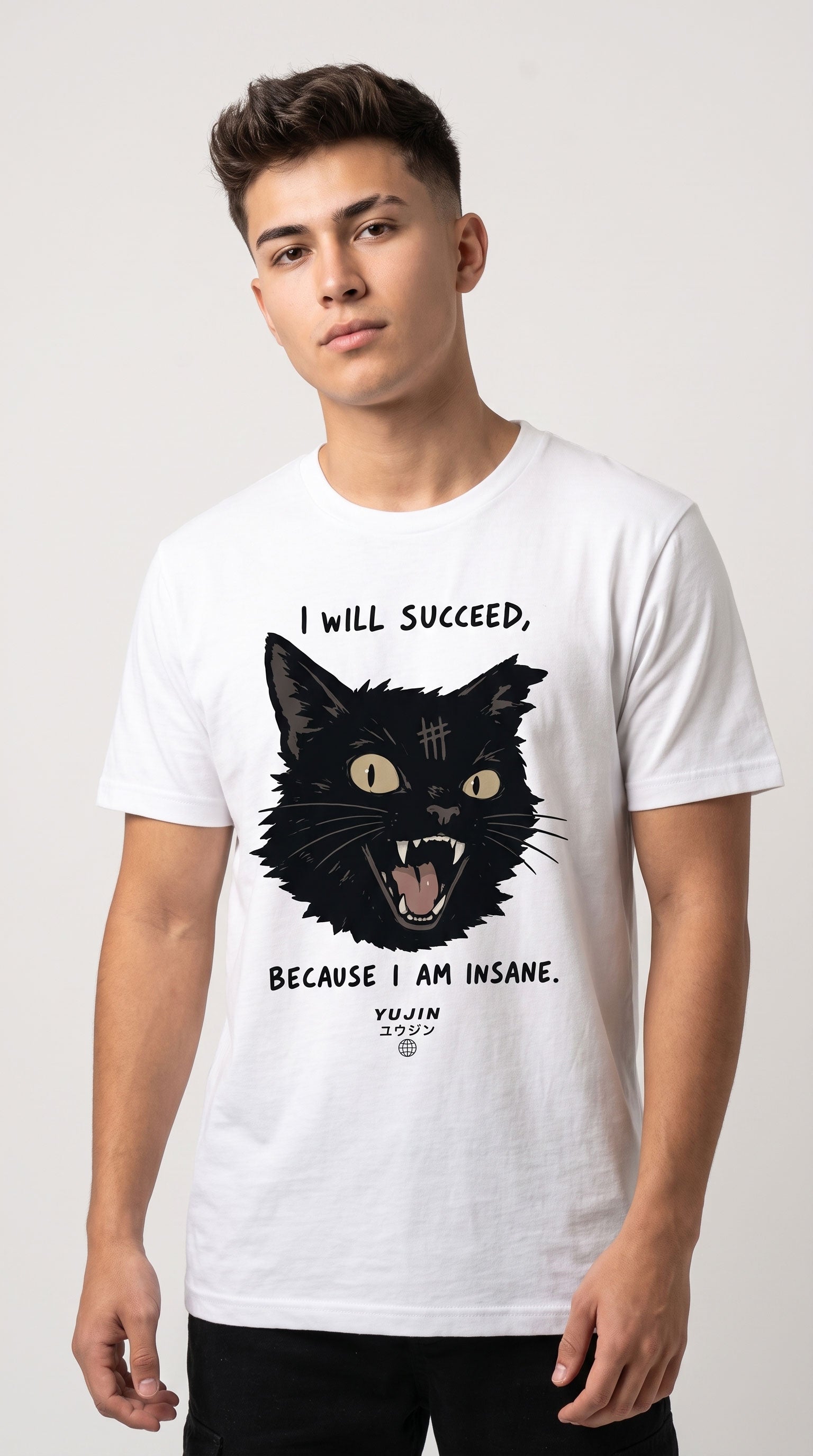 I Will Succeed Cat T-Shirt