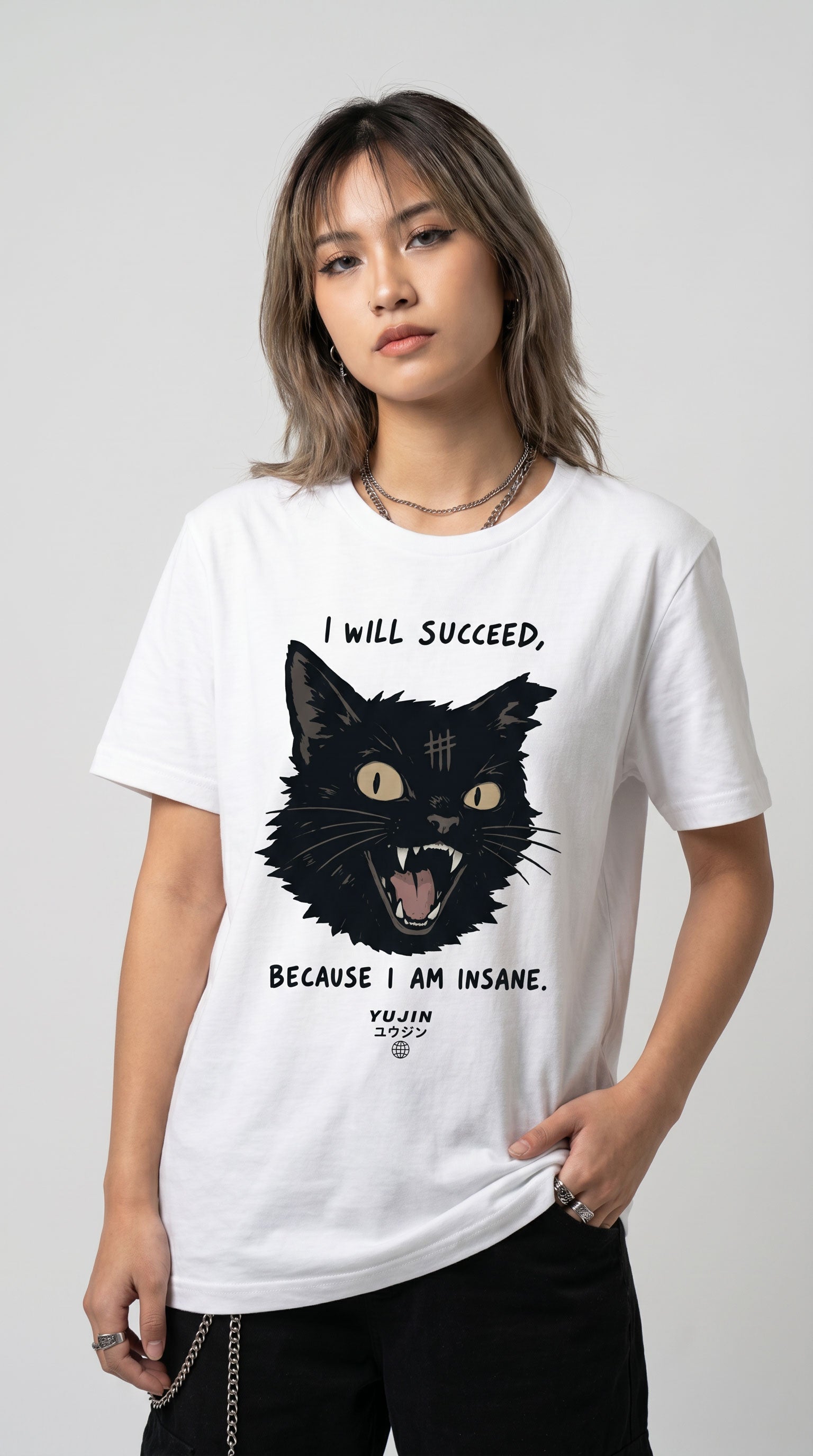 I Will Succeed Cat T-Shirt