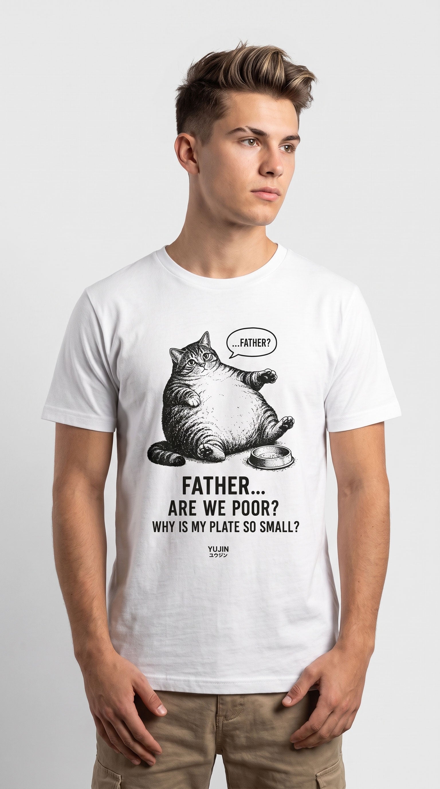 Are we poor? Cat T-Shirt
