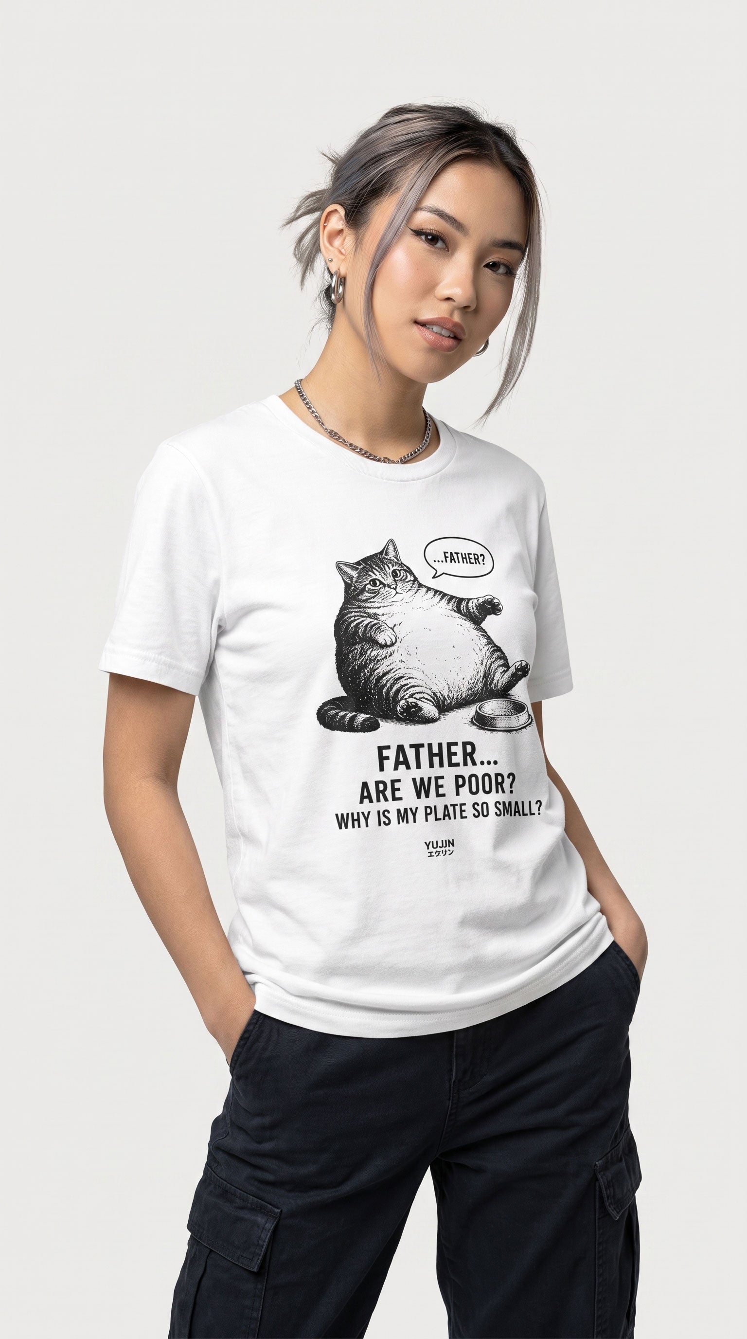 Are we poor? Cat T-Shirt