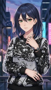 Sudden Attack Knitted Sweatshirt