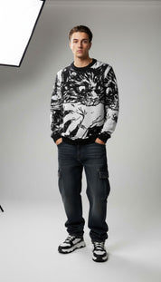Sudden Attack Knitted Sweatshirt