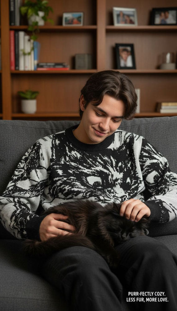 Sudden Attack Knitted Sweatshirt