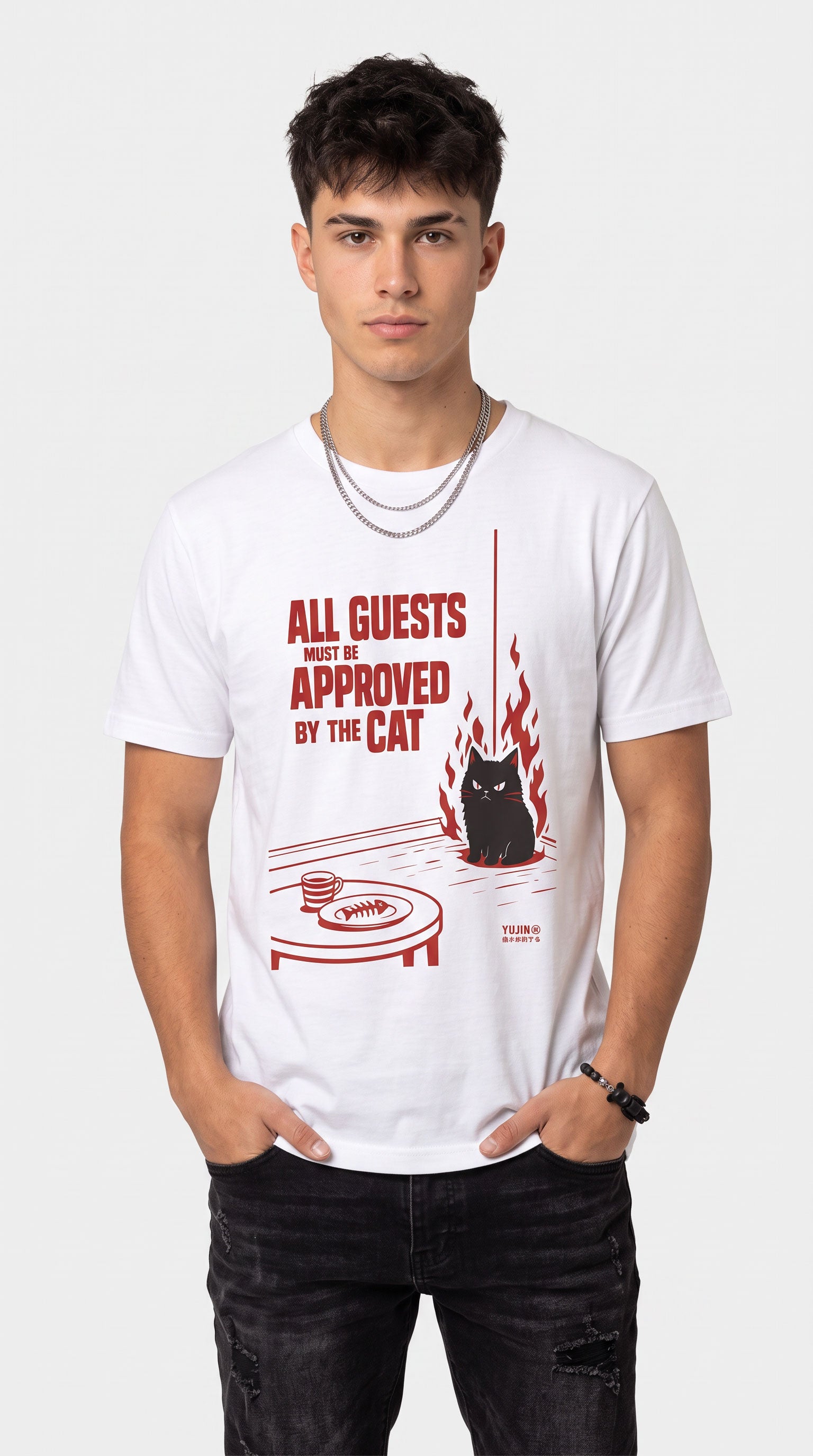 All Guests Cat T-Shirt