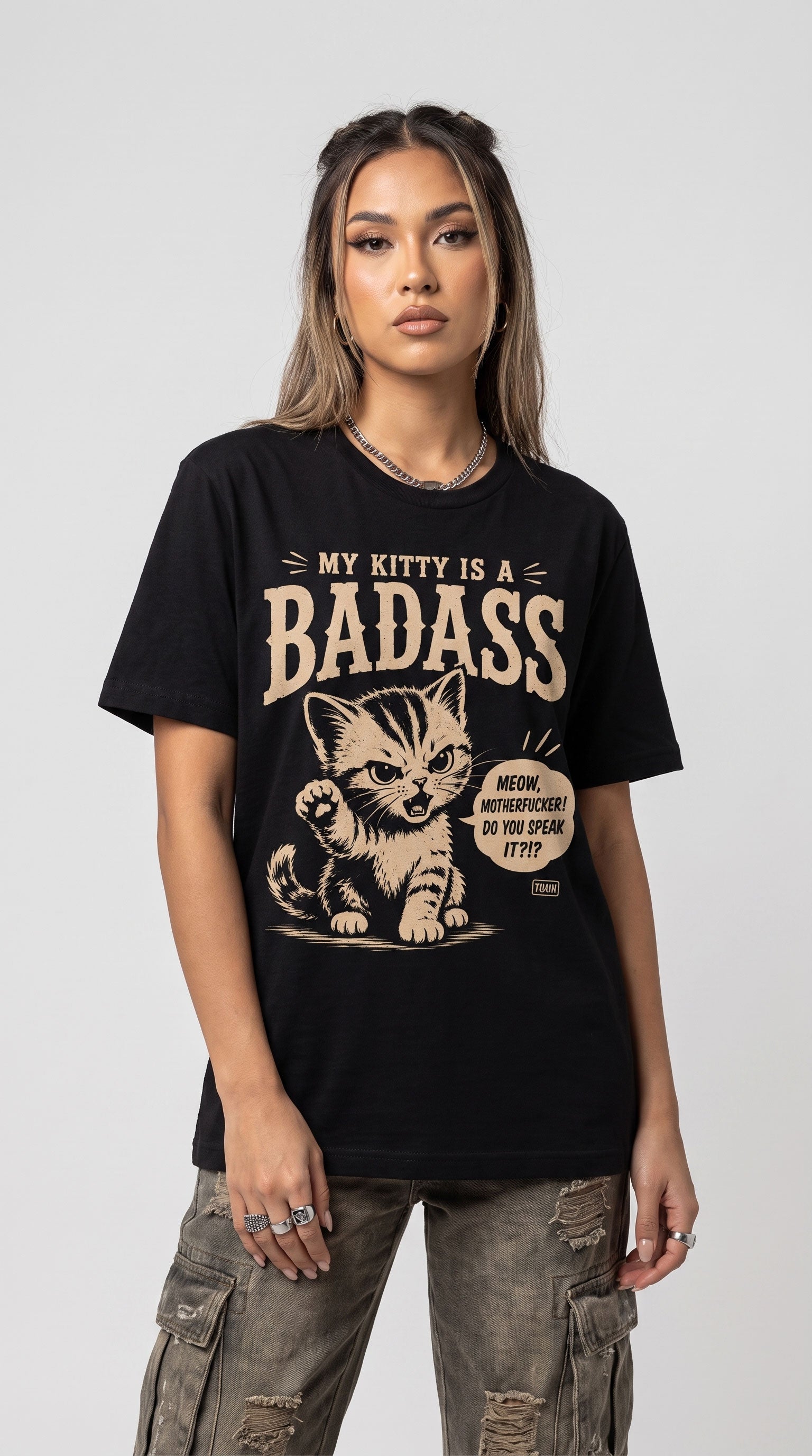 Badass Cat T-Shirt