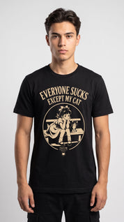 Everyone Sucks Cat T-Shirt