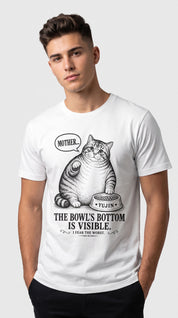 Bowl Bottom Cat T-Shirt