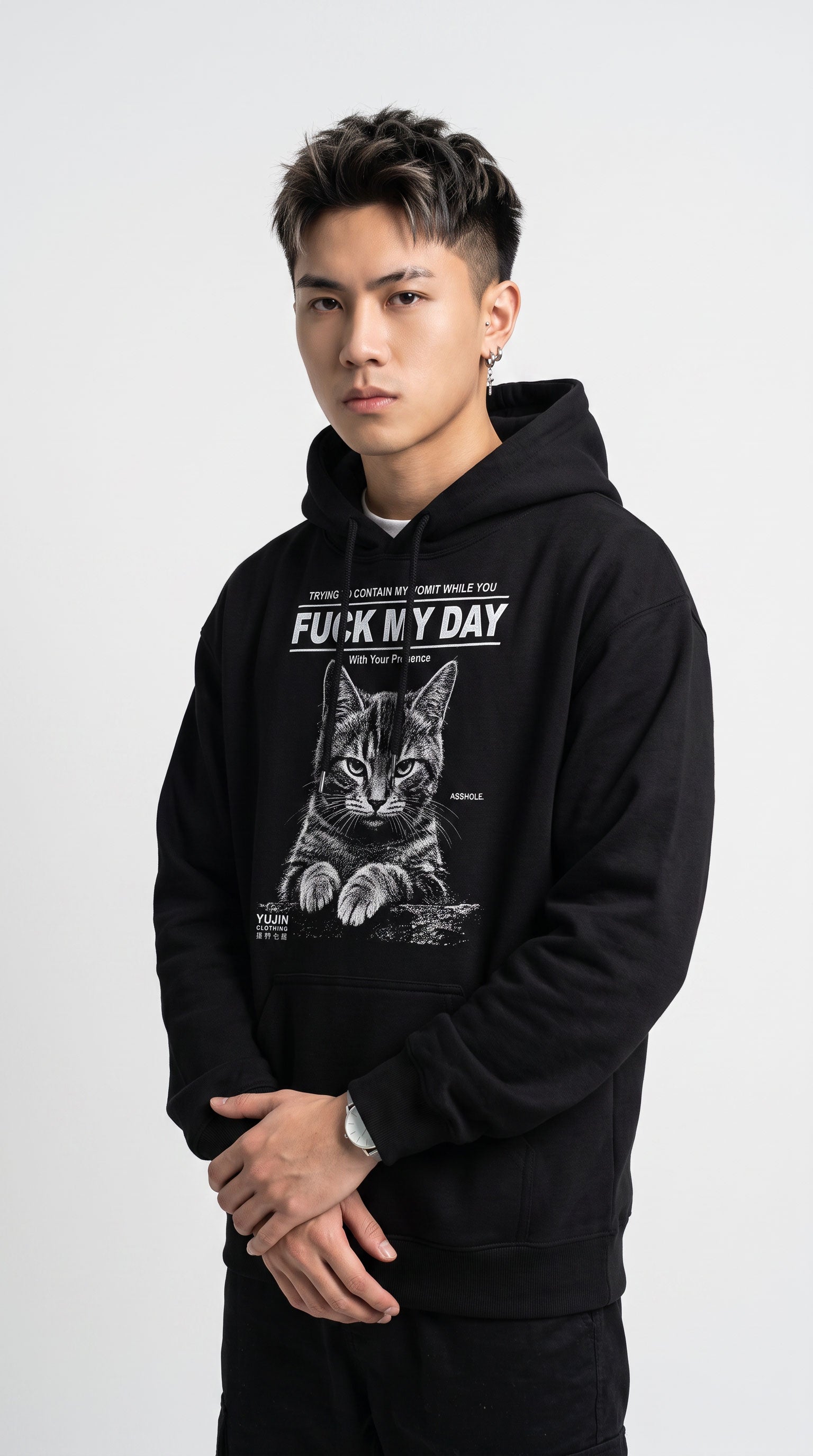 Your Presence Cat Hoodie