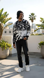 Sudden Attack Knitted Sweatshirt