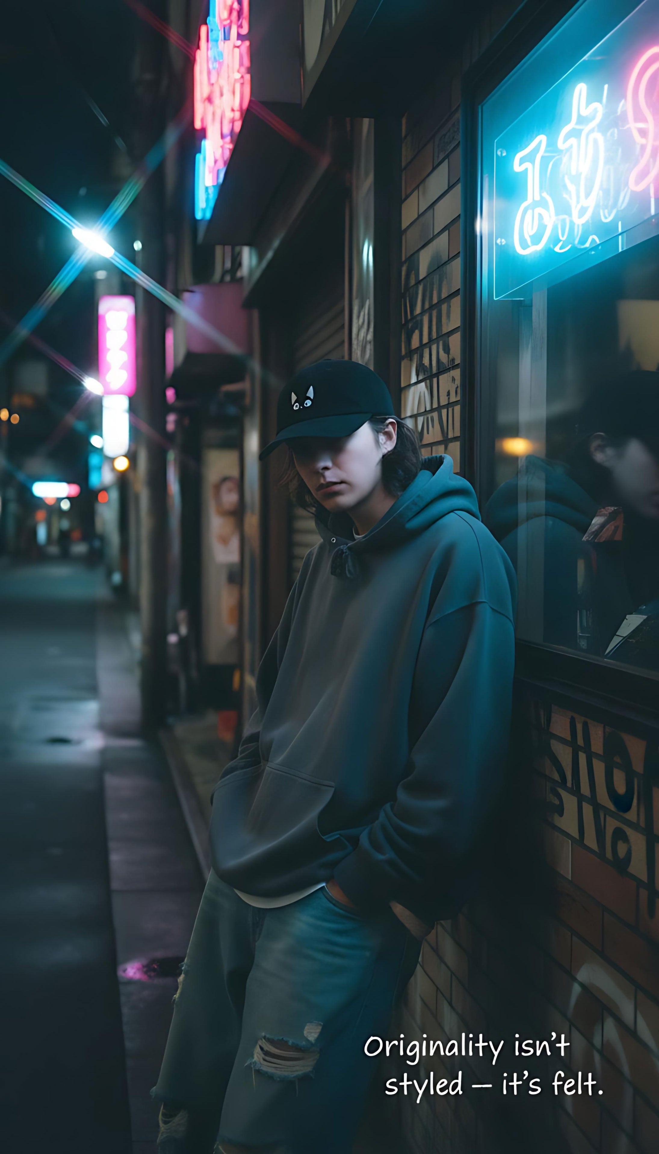 Chapeau en velours côtelé chat étonné