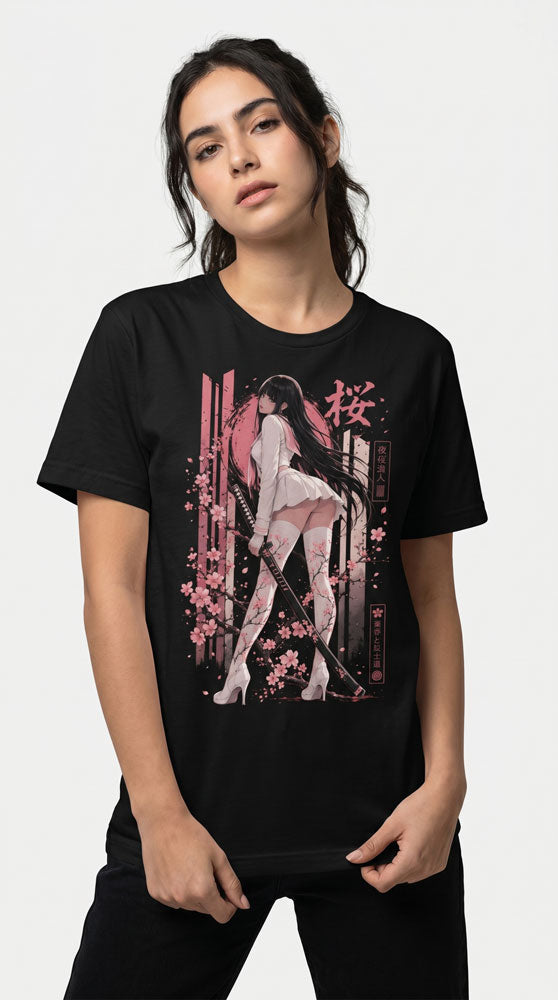 Night Sakura Ronin T-Shirt
