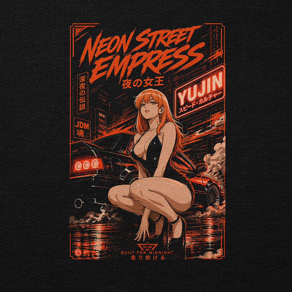 Neon Street Empress Car Hoodie